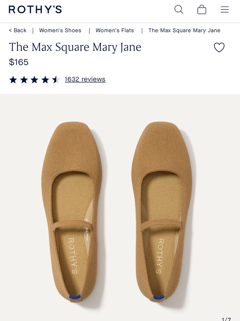 Rothy's The Max Square Mary Jane - Wren